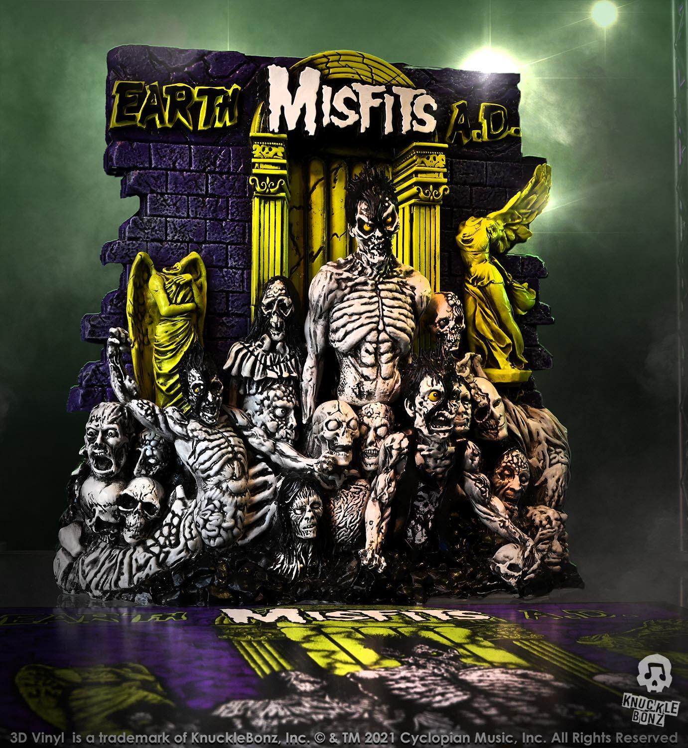 KNUMISFITSEARTH3DV100 Misfits - Earth A.D. 3D Vinyl Statue - KnuckleBonz - Titan Pop Culture