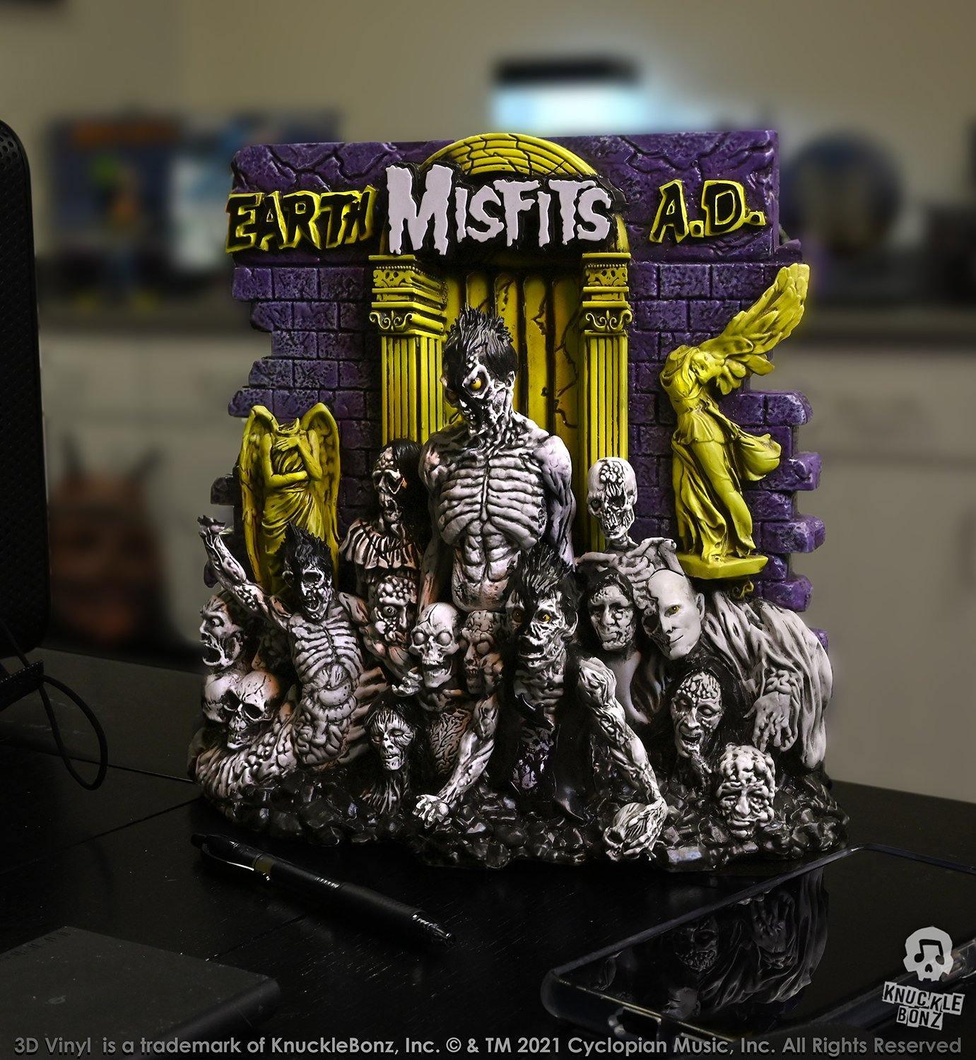 KNUMISFITSEARTH3DV100 Misfits - Earth A.D. 3D Vinyl Statue - KnuckleBonz - Titan Pop Culture