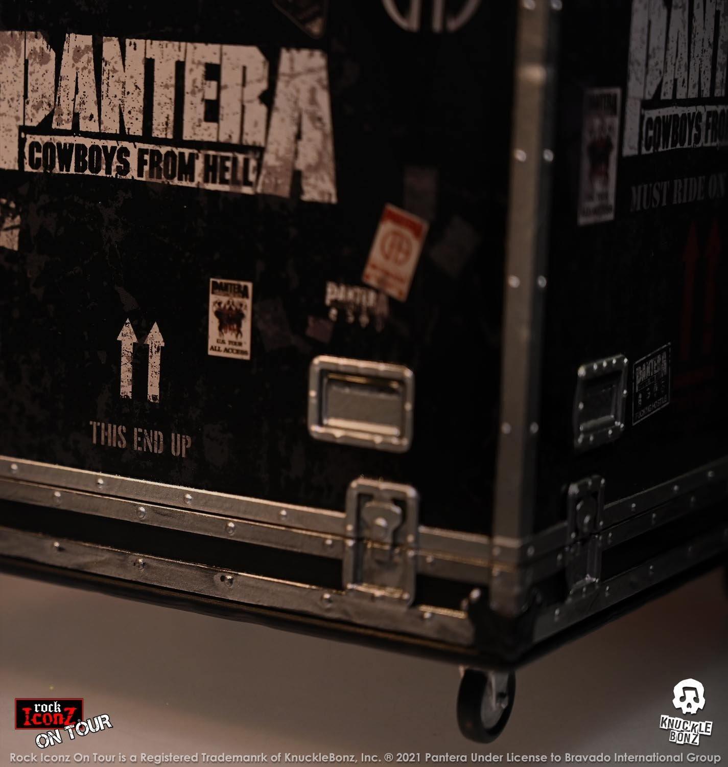 KNUPANTERACASE100 Pantera - Cowboys From Hell Road Case - KnuckleBonz - Titan Pop Culture