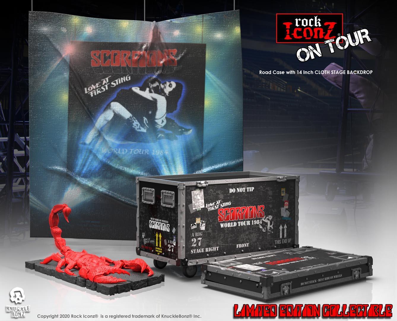 KNUSCORPCASE100 Scorpions - Road Case On Tour - KnuckleBonz - Titan Pop Culture