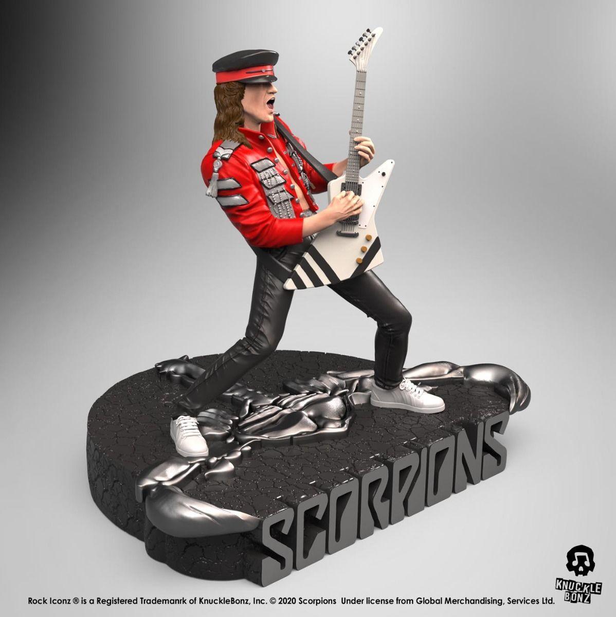 KNUSCORPIONS100 Scorpions - Rudolf, Klaus & Matthias Rock Iconz Statue Set - KnuckleBonz - Titan Pop Culture
