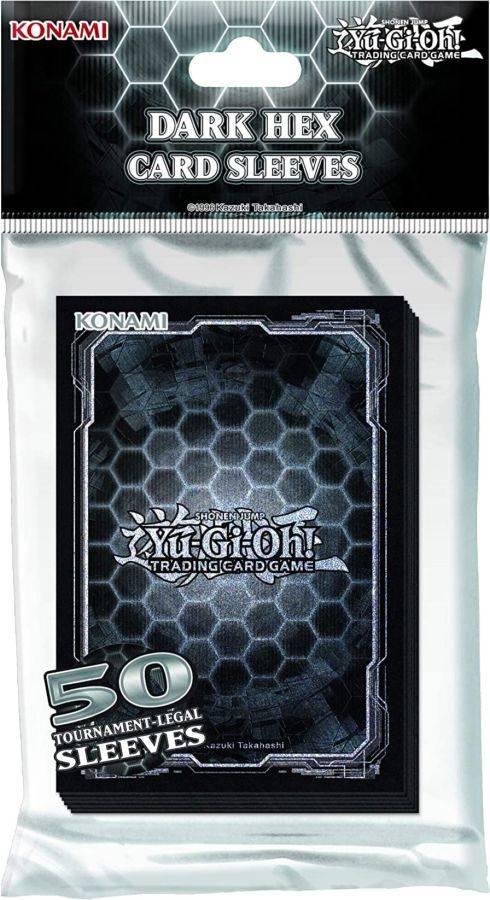 KON74149 Yu-Gi-Oh - Dark Hex Card Sleeves 50ct - Konami - Titan Pop Culture