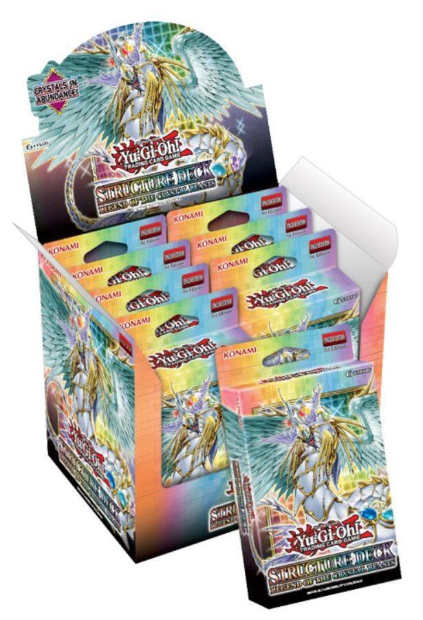 KON94327 Yu-Gi-Oh! - Legend of the Crystal Beasts Structure Decks (Display of 8) - Konami - Titan Pop Culture