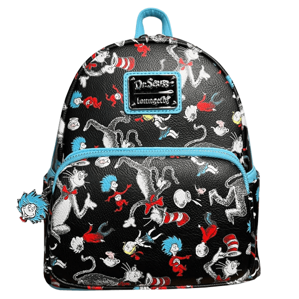 LOUDSSBK0028 Dr Seuss - Cat in the Hat US Exclusive Mini Backpack - Loungefly - Titan Pop Culture