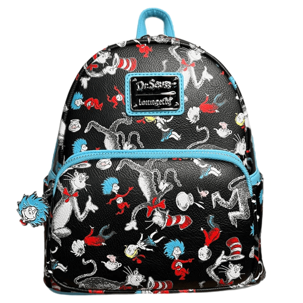 LOUDSSBK0028 Dr Seuss - Cat in the Hat US Exclusive Mini Backpack - Loungefly - Titan Pop Culture