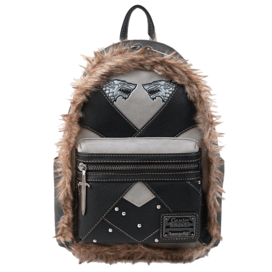 LOUGOTBK0004 Game of Thrones - Jon Snow US Exclusive Mini Backpack [RS] - Loungefly - Titan Pop Culture