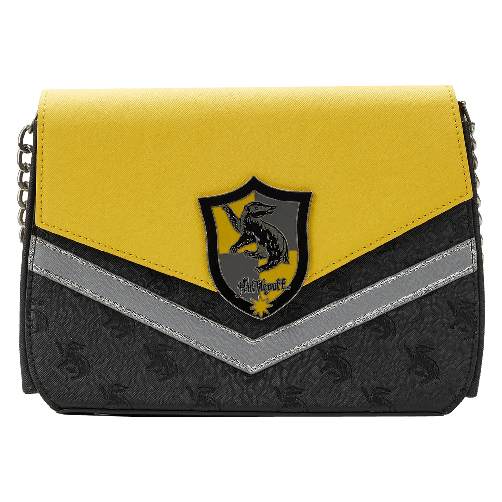 LOUHPTB0189 Harry Potter - Hufflepuff Chain Strap Crossbody - Loungefly - Titan Pop Culture