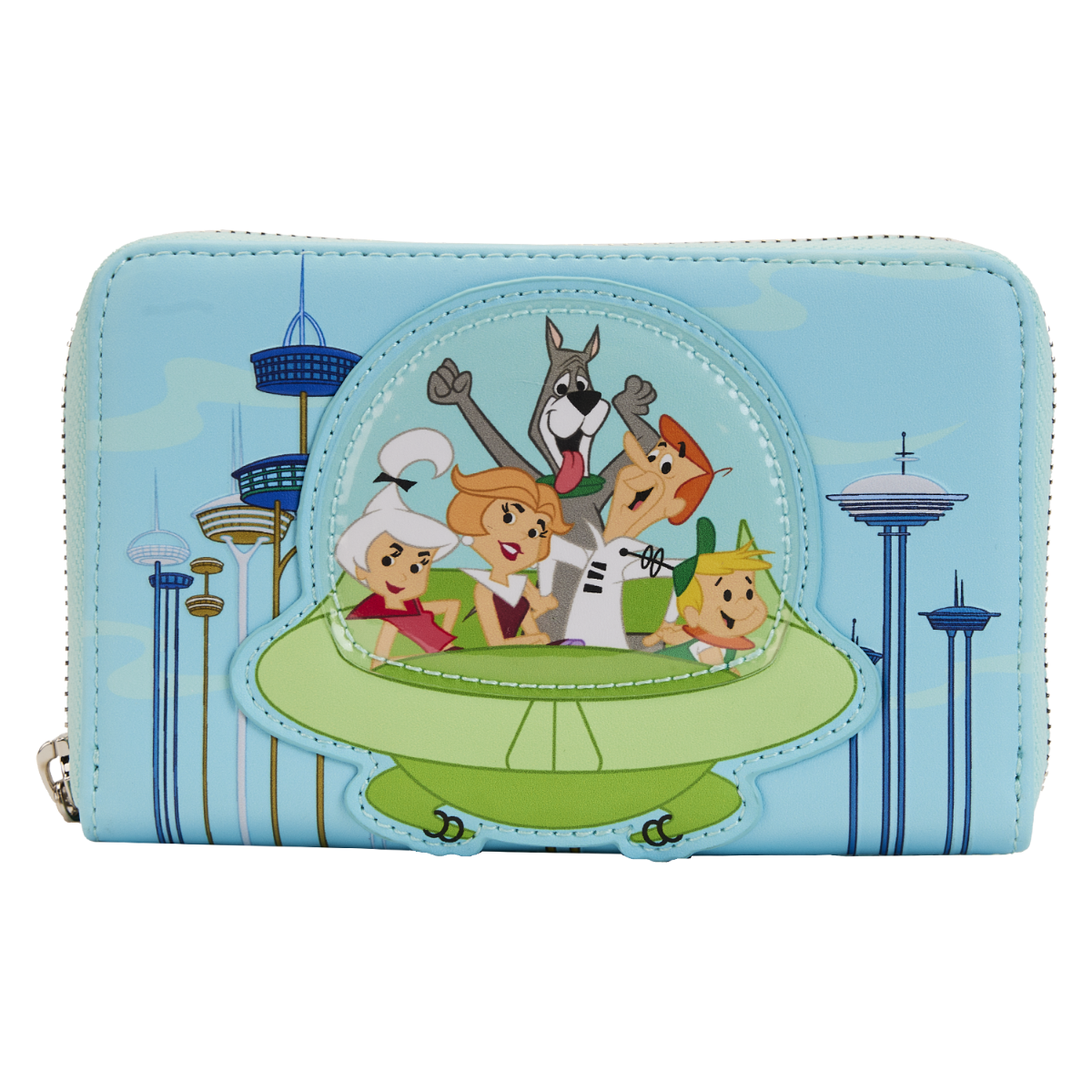 LOUJETWA0001 The Jetsons - Spaceship Zip Around Purse - Loungefly - Titan Pop Culture