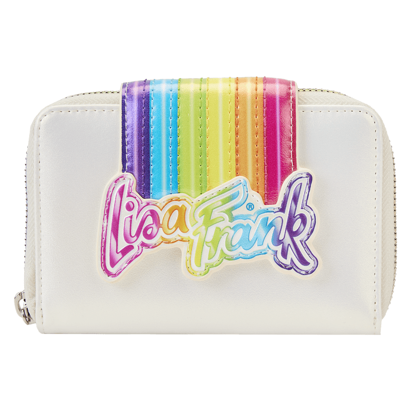 LOULSFWA0005 Lisa Frank - Rainbow Logo Zip Around Wallet - Loungefly - Titan Pop Culture