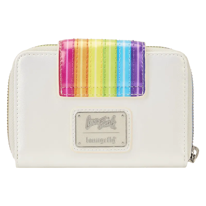 LOULSFWA0005 Lisa Frank - Rainbow Logo Zip Around Wallet - Loungefly - Titan Pop Culture