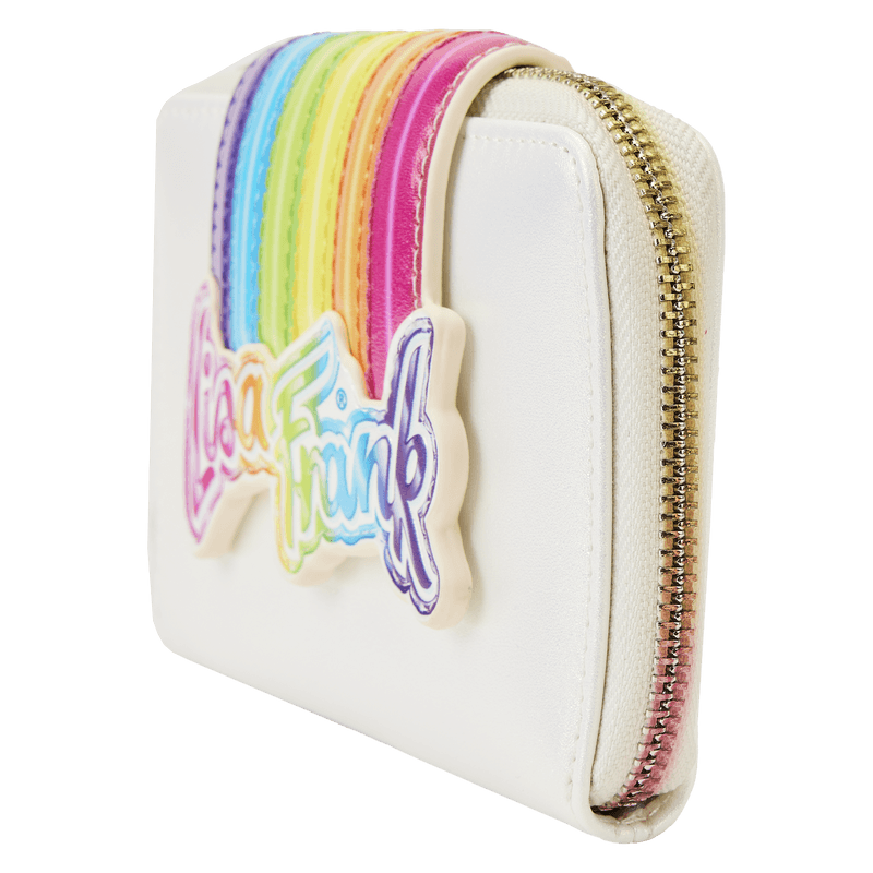 LOULSFWA0005 Lisa Frank - Rainbow Logo Zip Around Wallet - Loungefly - Titan Pop Culture