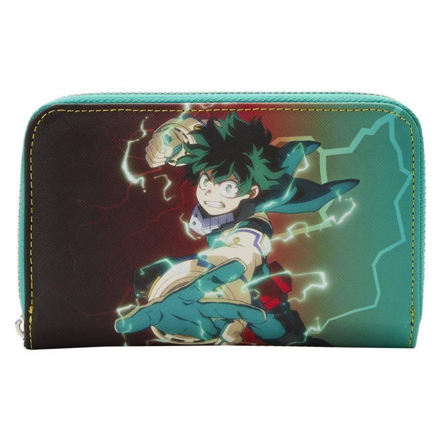 LOUMHAWA0005 My Hero Academia - Deku Zip Around Purse - Loungefly - Titan Pop Culture