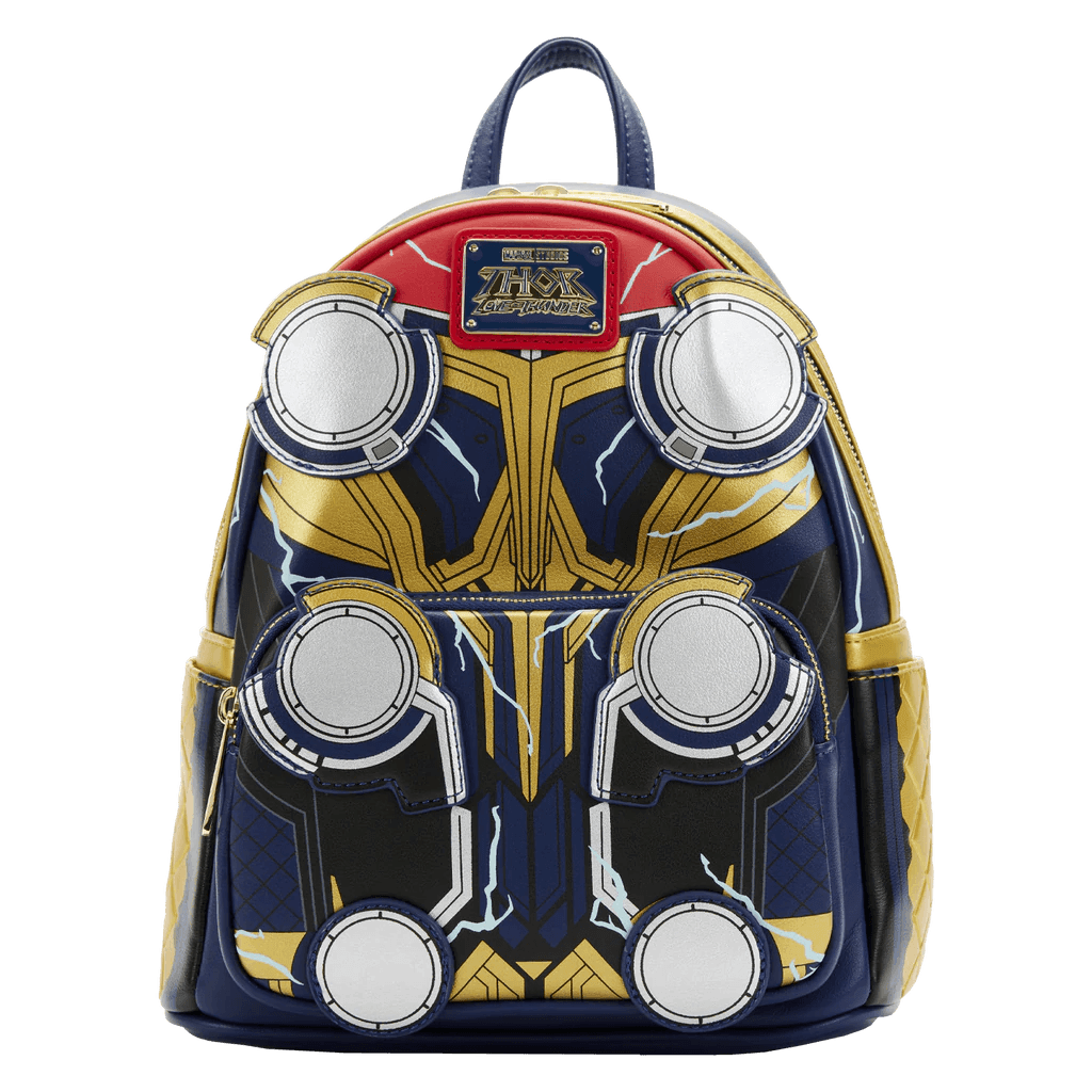 LOUMVBK0185 Thor 4: Love and Thunder - Thor Costume Glow Mini Backpack - Loungefly - Titan Pop Culture