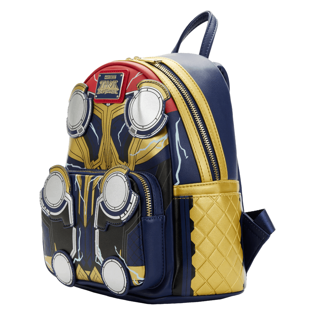 LOUMVBK0185 Thor 4: Love and Thunder - Thor Costume Glow Mini Backpack - Loungefly - Titan Pop Culture
