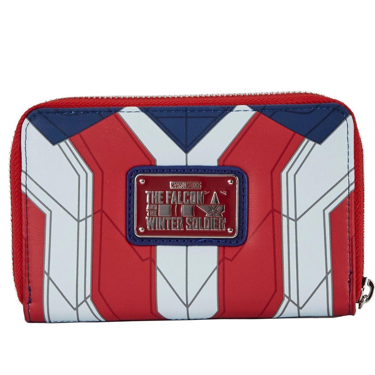 LOUMVWA0161 The Falcon and the Winter Soldier - Captain America Zip Purse - Loungefly - Titan Pop Culture