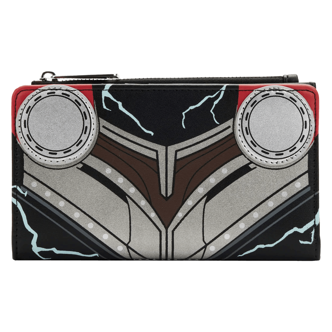 LOUMVWA0164 Thor 4: Love and Thunder - Thor Costume Glow Flap Purse - Loungefly - Titan Pop Culture