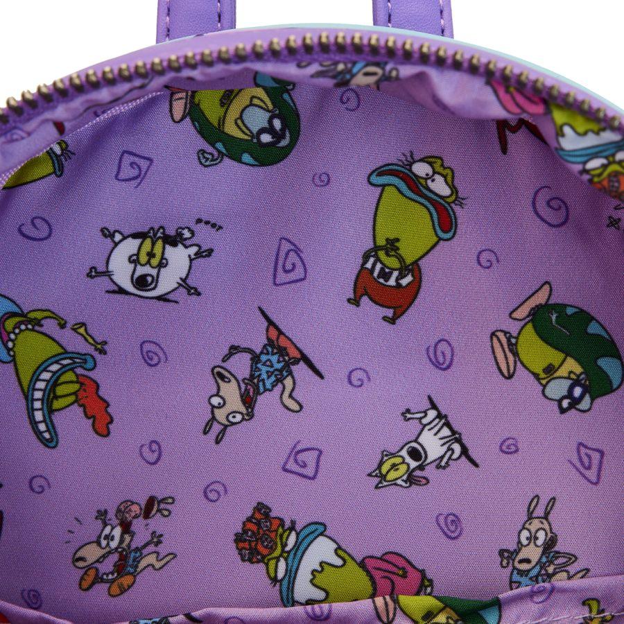 LOUNICBK0046 Rocko's Modern Life - Lenticular TV Mini Backpack - Loungefly - Titan Pop Culture