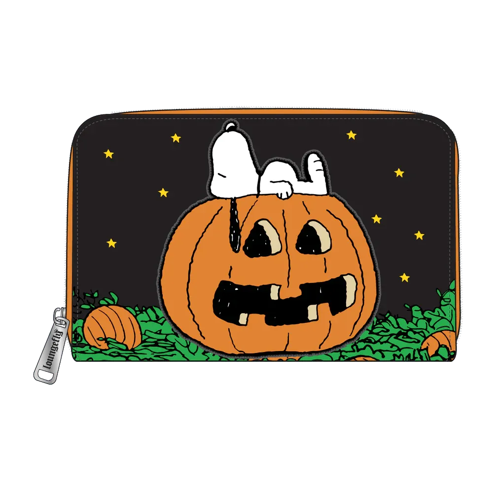 LOUPNWA0013 Peanuts - Great Pumpkin Snoopy Doghouse Zip Wallet - Loungefly - Titan Pop Culture