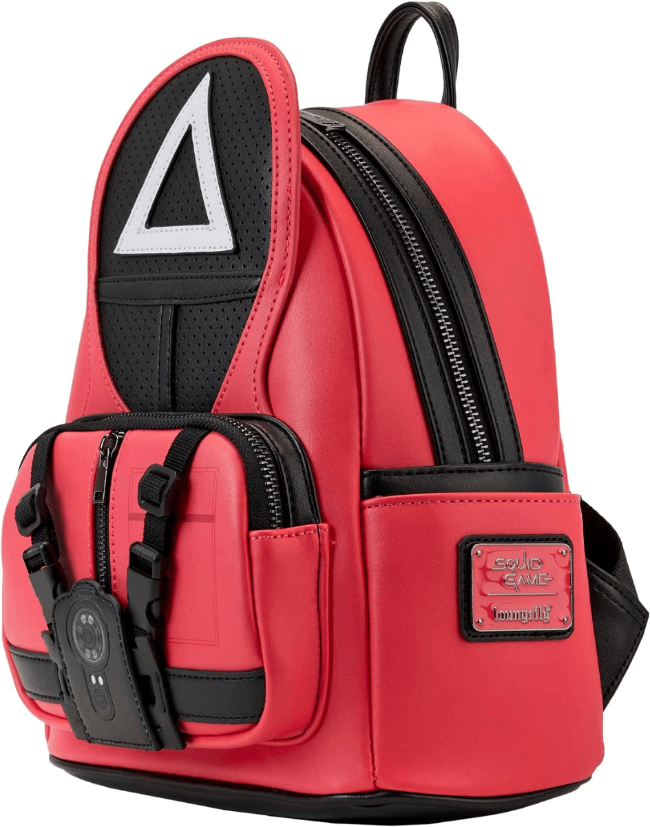 LOUSQBK0004 Squid Game - Triangle Guard US Exclusive Cosplay Mini Backpack [RS] - Loungefly - Titan Pop Culture
