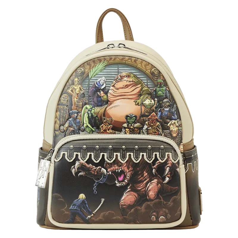 LOUSTBK0386 Star Wars - Return of the Jedi 40th Anniversary Jabbas Palace Mini Backpack - Loungefly - Titan Pop Culture