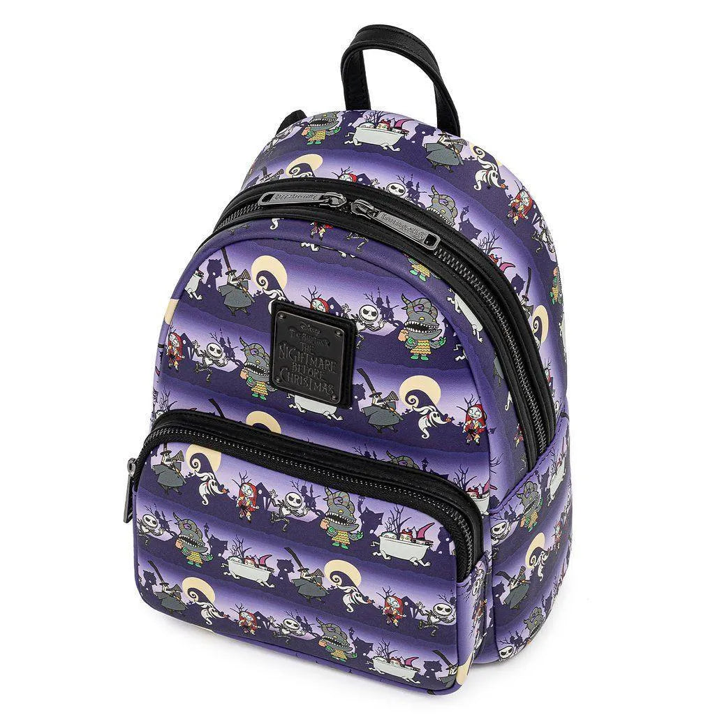 LOUWDBK1738 The Nightmare Before Christmas - Halloween Mini Backpack - Loungefly - Titan Pop Culture