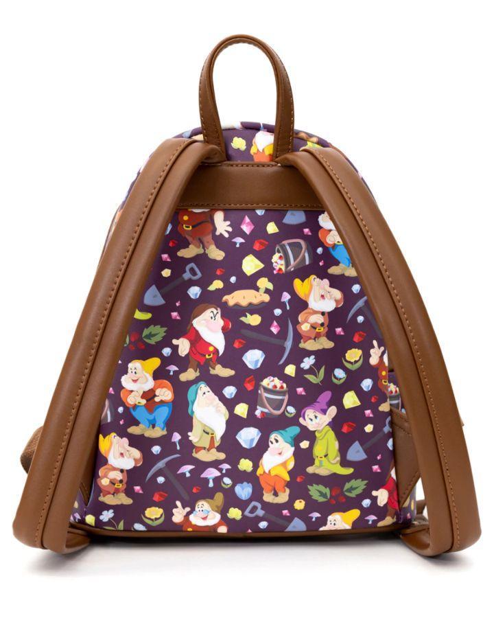 LOUWDBK2023 Snow White and the Seven Dwarfs - Seven Dwarfs US Exclusive Mini Backpack - Loungefly - Titan Pop Culture