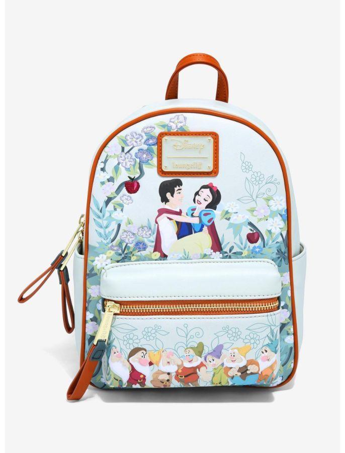 LOUWDBK2105 Snow White - Floral US Exclusive Mini Backpack - Loungefly - Titan Pop Culture
