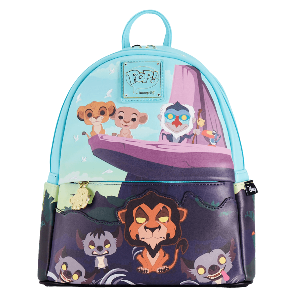 LOUWDBK2147 Lion King - Pride Rock Mini Backpack - Loungefly - Titan Pop Culture