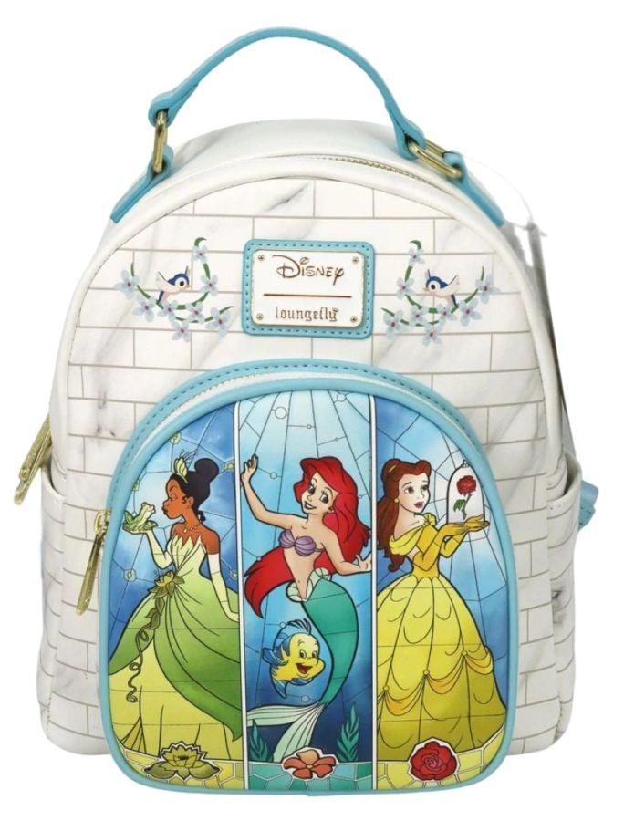 LOUWDBK2184 Disney - Stained Glass Princesses US Exclusive Backpack - Loungefly - Titan Pop Culture