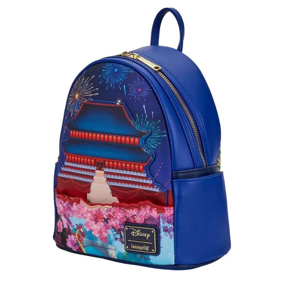 LOUWDBK2205 Mulan - Castle Light Up Mini Backpack - Loungefly - Titan Pop Culture