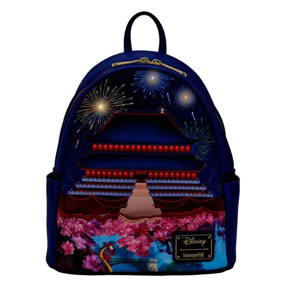 LOUWDBK2205 Mulan - Castle Light Up Mini Backpack - Loungefly - Titan Pop Culture