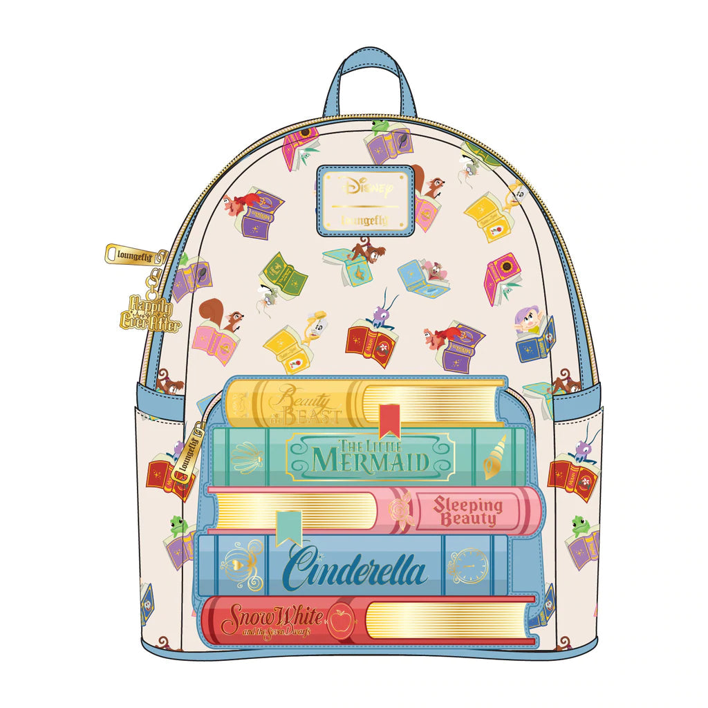 LOUWDBK2229 Disney - Princess Books Classics Mini Backpack - Loungefly - Titan Pop Culture