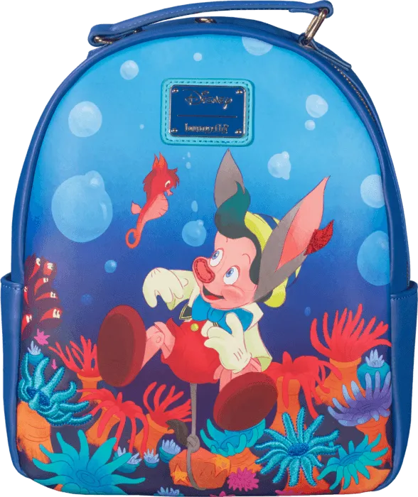 LOUWDBK2291 Pinocchio (1940) - Sea US Exclusive Mini Backpack - Loungefly - Titan Pop Culture