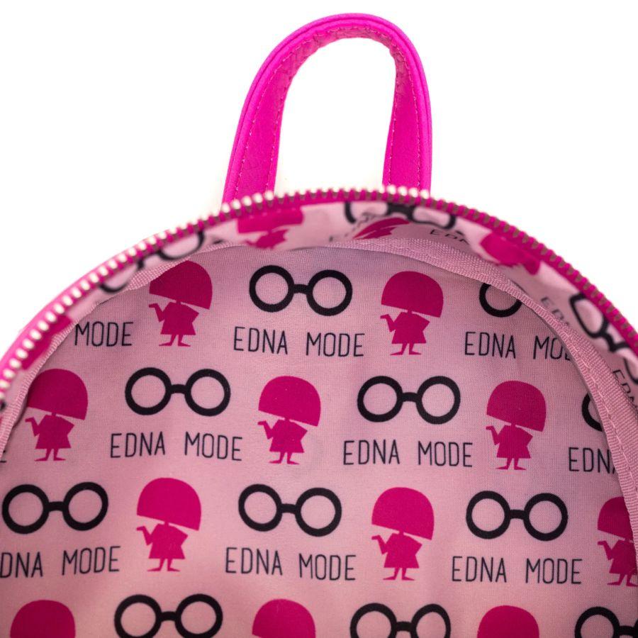 LOUWDBK2359 Incredibles - Edna Mode "No Capes" Print Mini Backpack - Loungefly - Titan Pop Culture