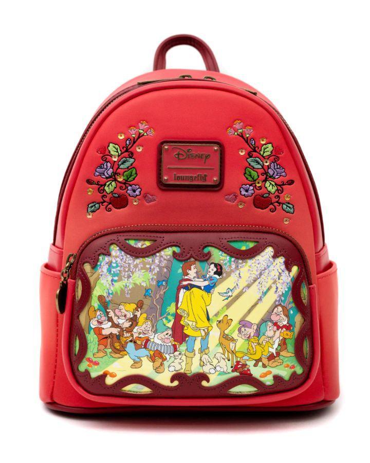 LOUWDBK2394 Disney Princess - Stories Snow White and the Seven Dwarfs US Exclusive Mini Backpack - Loungefly - Titan Pop Culture