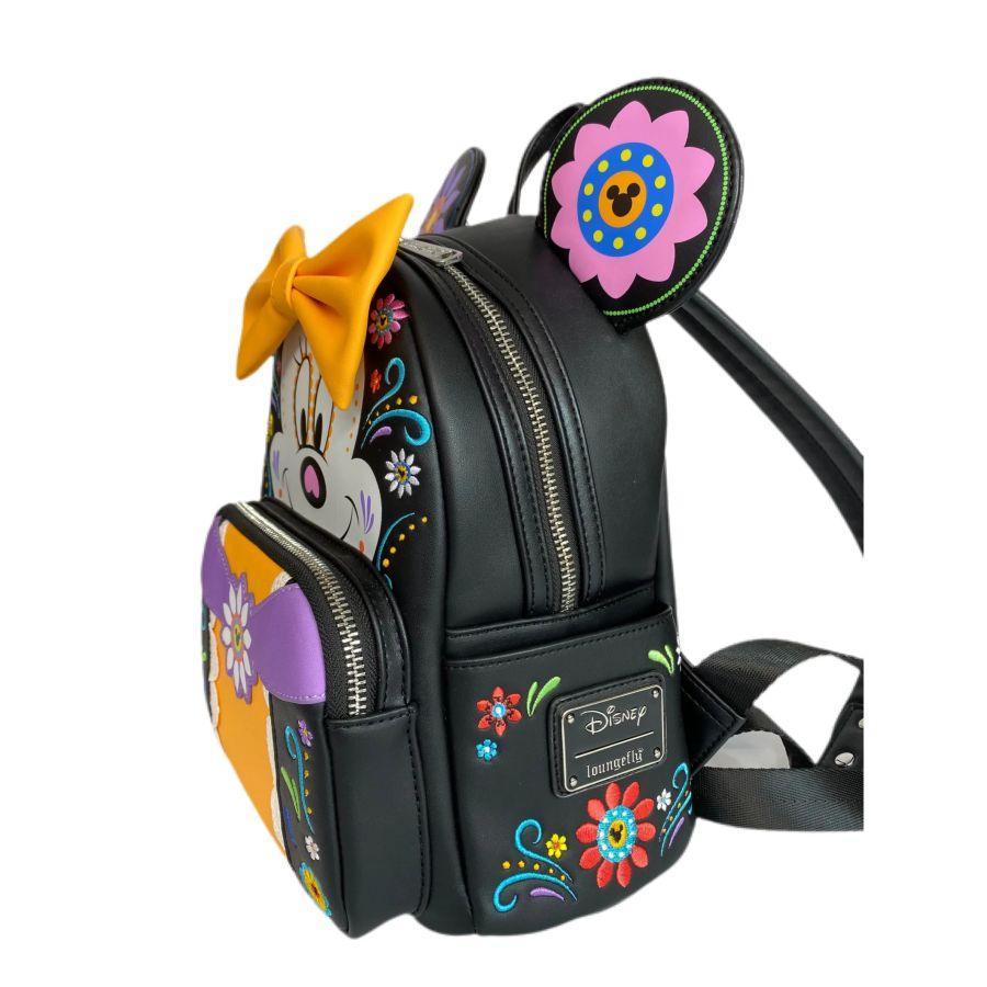 LOUWDBK2425 Disney - Minnie Mouse Sugar Skull US Exclusive Mini Backpack - Loungefly - Titan Pop Culture