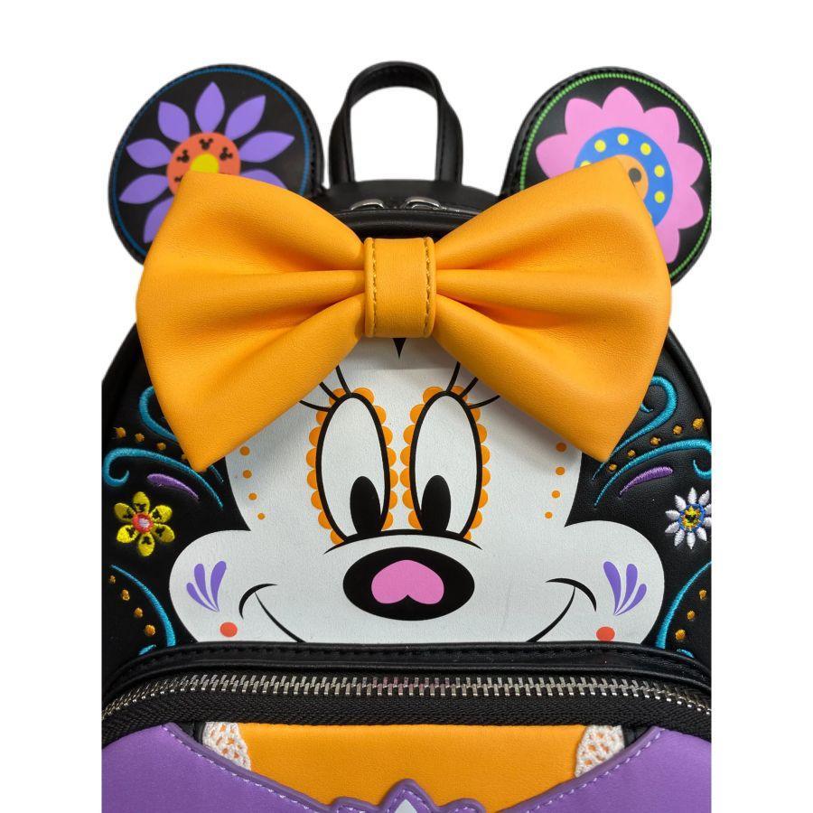 LOUWDBK2425 Disney - Minnie Mouse Sugar Skull US Exclusive Mini Backpack - Loungefly - Titan Pop Culture