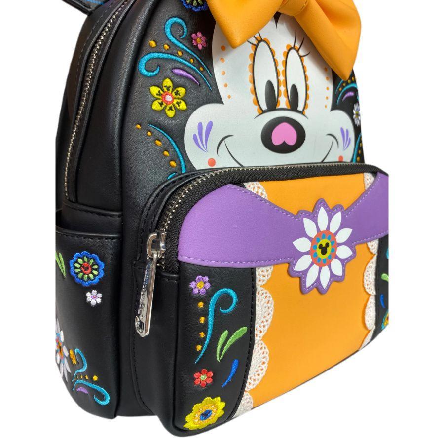 LOUWDBK2425 Disney - Minnie Mouse Sugar Skull US Exclusive Mini Backpack - Loungefly - Titan Pop Culture