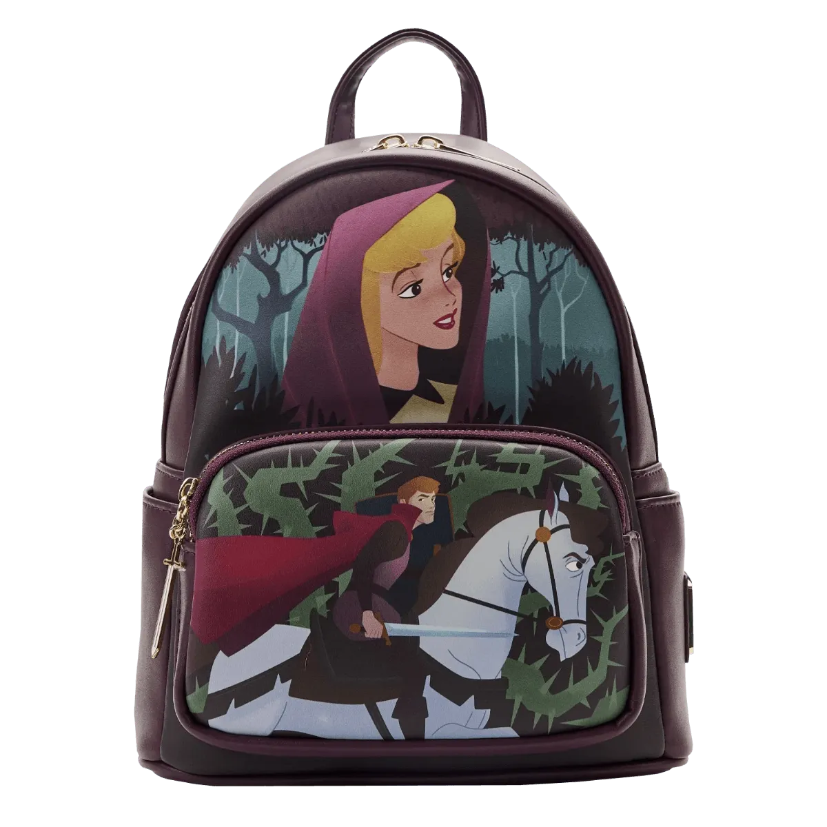 LOUWDBK2443 Sleeping Beauty - Aurora Scene US Exclusive Mini Backpack [RS] - Loungefly - Titan Pop Culture