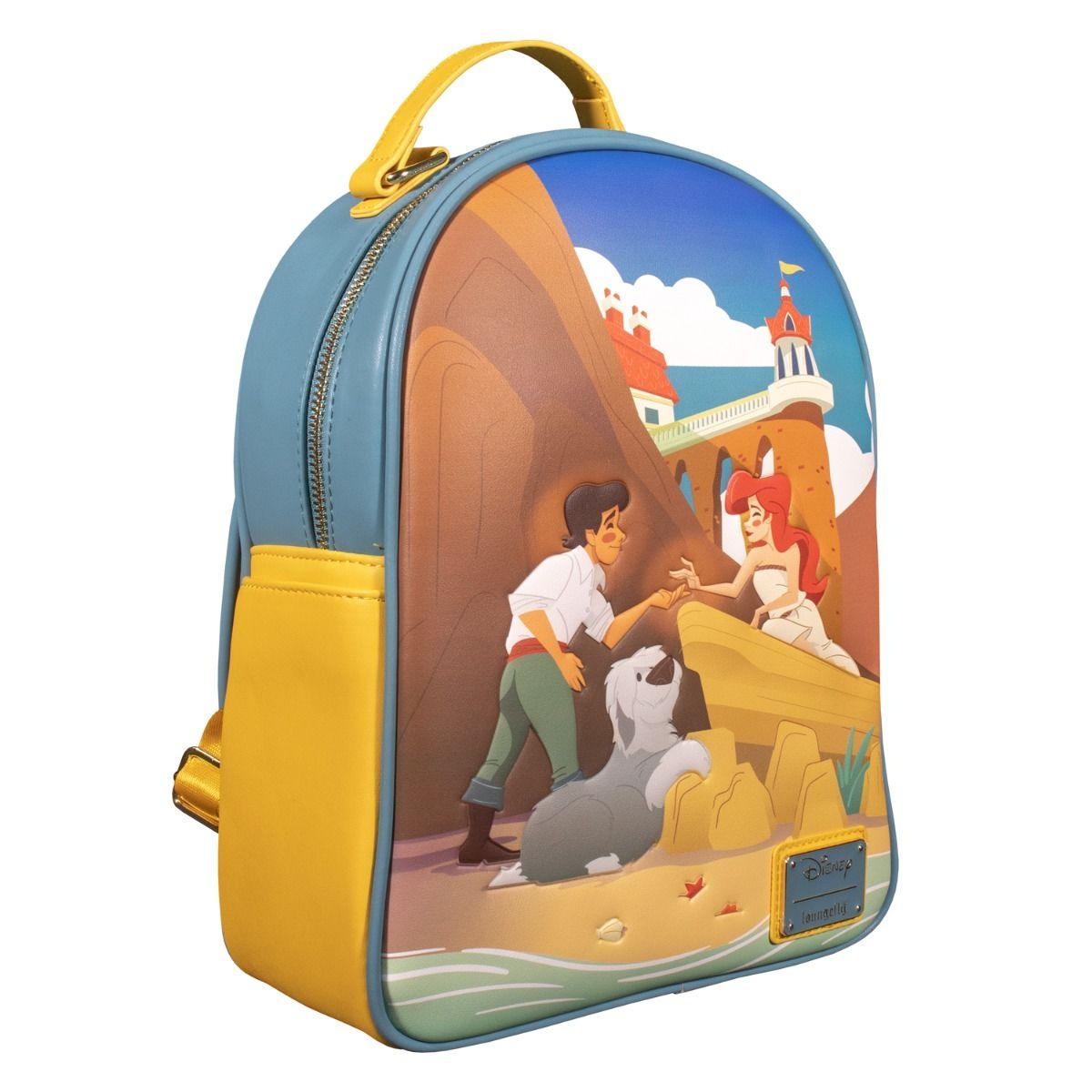 LOUWDBK2590 The Little Mermaid (1989) - Ariel & Eric Beach US Exclusive Mini Backpack [RS] - Loungefly - Titan Pop Culture