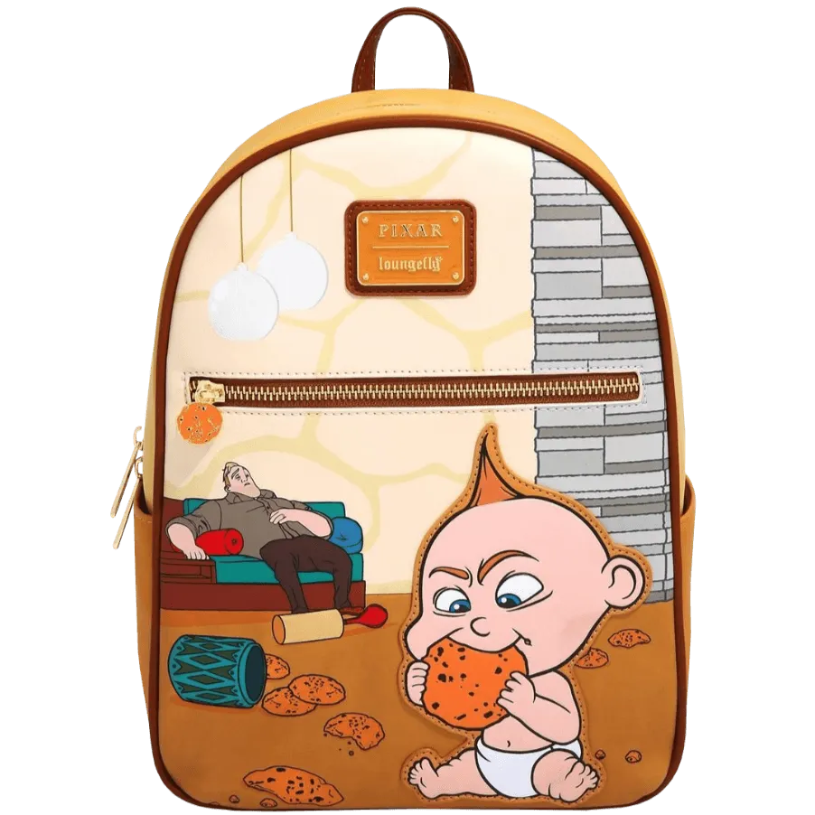 LOUWDBK2595 Incredibles - Jack-Jack Cookie US Exclusive Mini Backpack [RS] - Loungefly - Titan Pop Culture