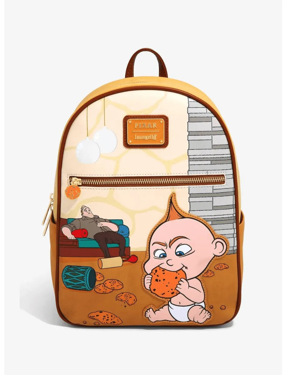 LOUWDBK2595 Incredibles - Jack-Jack Cookie US Exclusive Mini Backpack [RS] - Loungefly - Titan Pop Culture