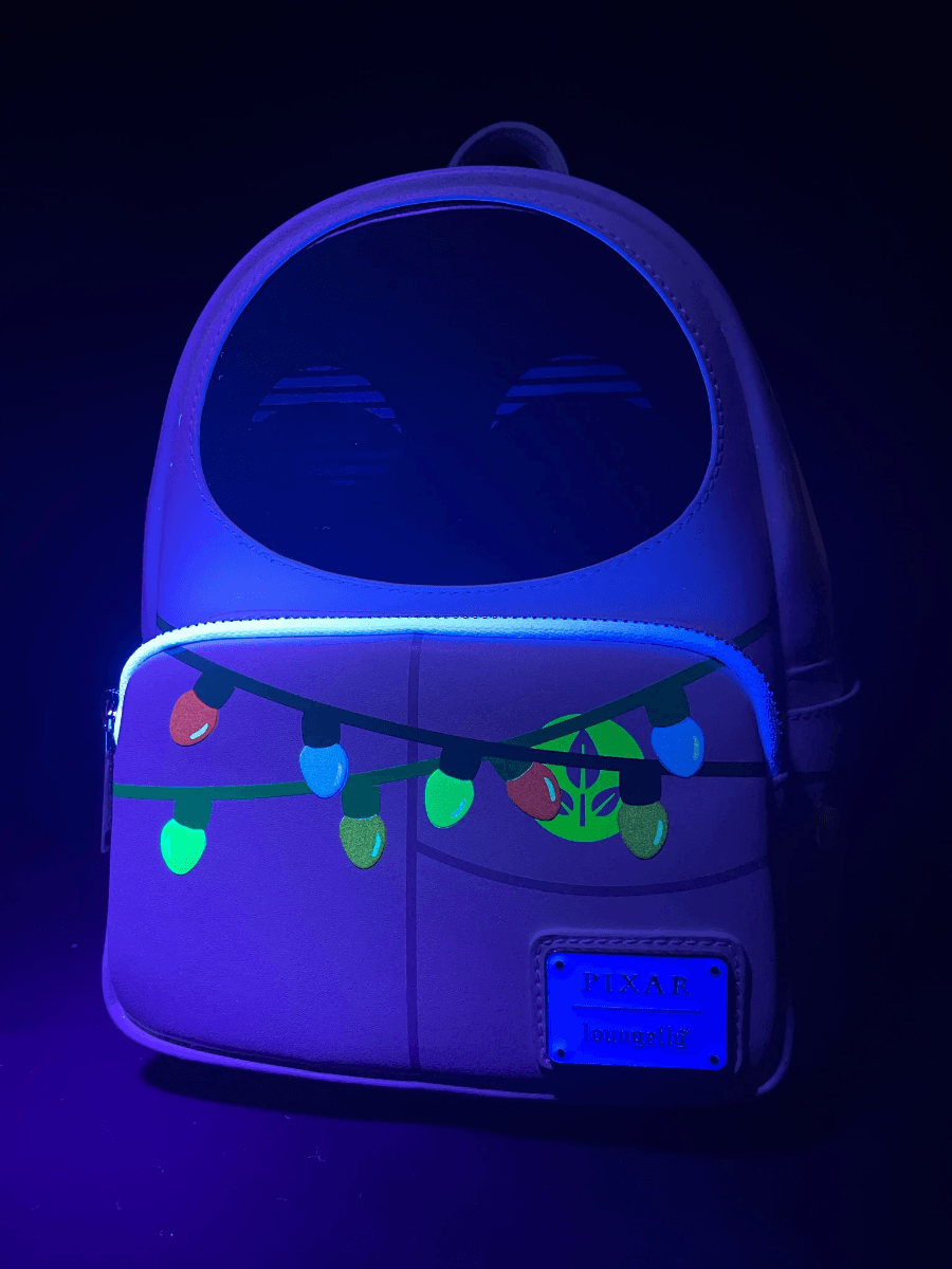 LOUWDBK2609 Wall-E - Eve Xmas Lights US Exclusive Mini Backpack [RS] - Loungefly - Titan Pop Culture