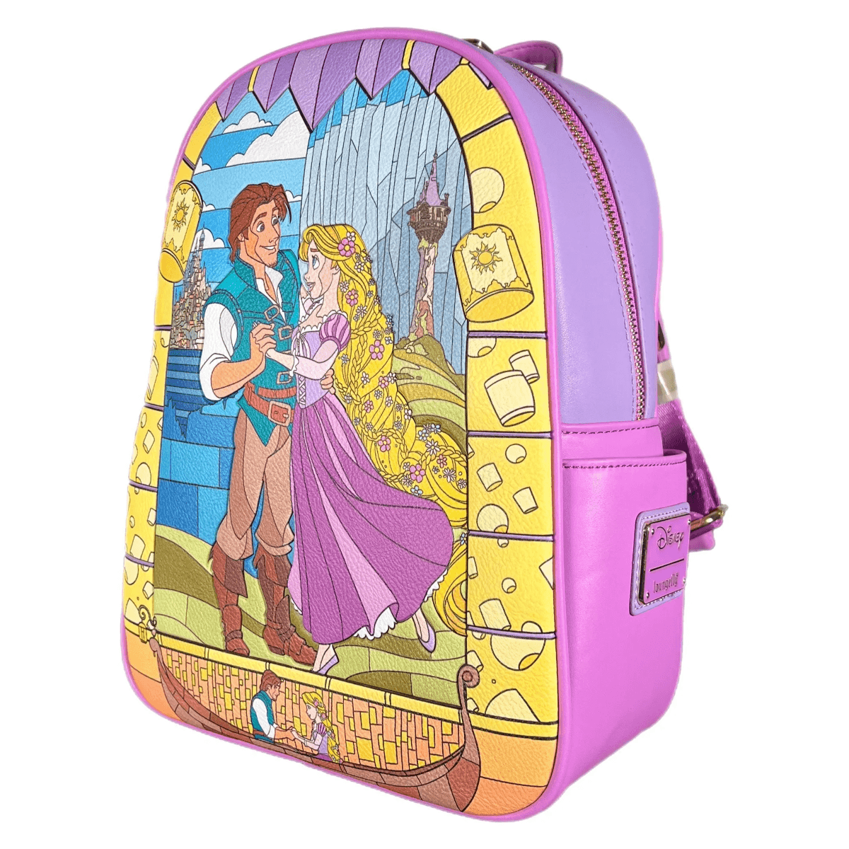 LOUWDBK2652 Tangled - Stained Glass US Exclusive Backpack [RS] - Loungefly - Titan Pop Culture