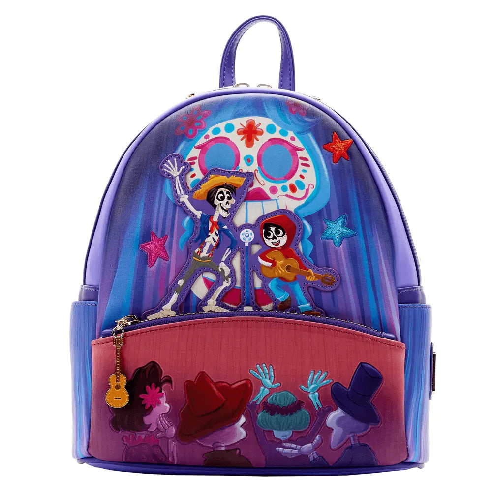 LOUWDBK2762 Coco - Miguel & Hector Performance Mini Backpack - Loungefly - Titan Pop Culture