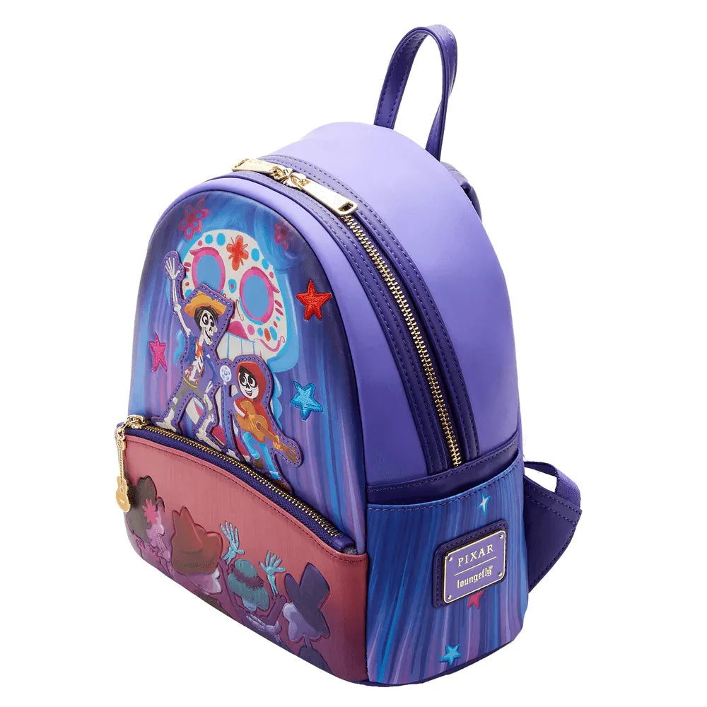 LOUWDBK2762 Coco - Miguel & Hector Performance Mini Backpack - Loungefly - Titan Pop Culture