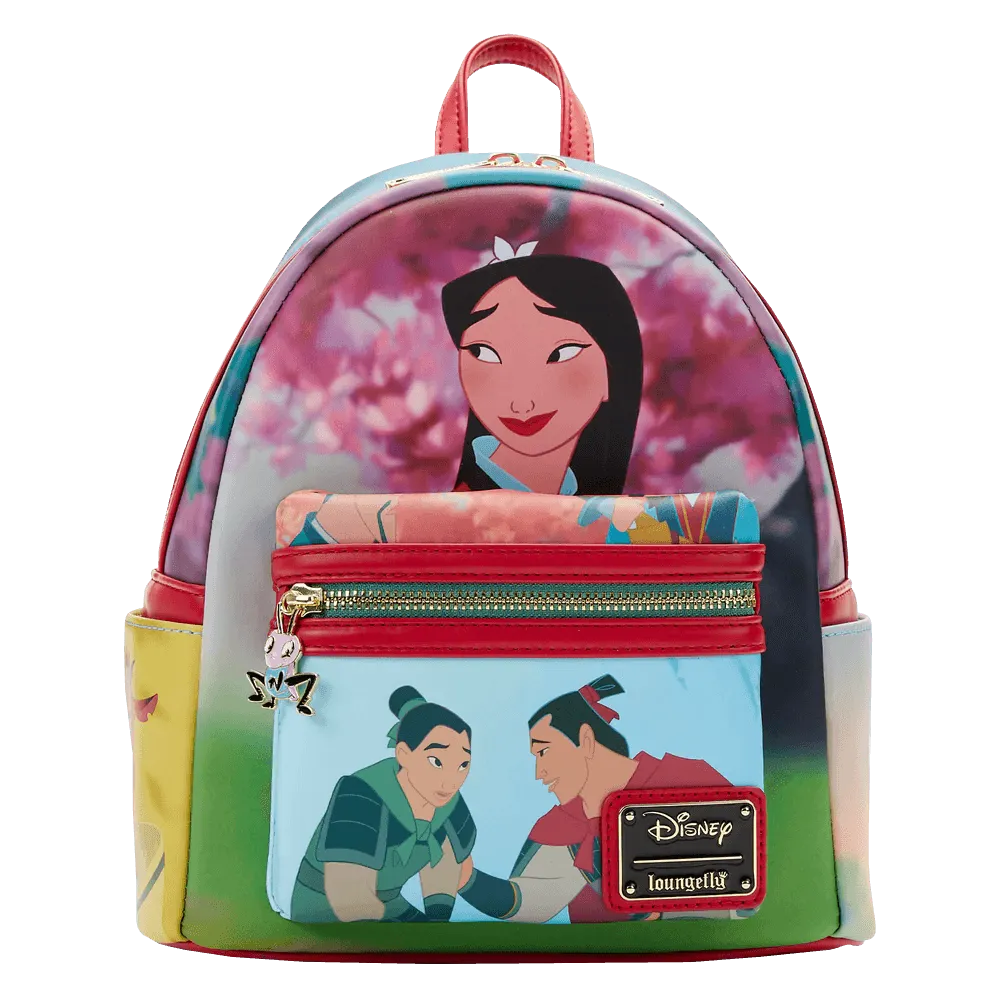 LOUWDBK2785 Mulan (1998) - Princess Scene Mini Backpack - Loungefly - Titan Pop Culture