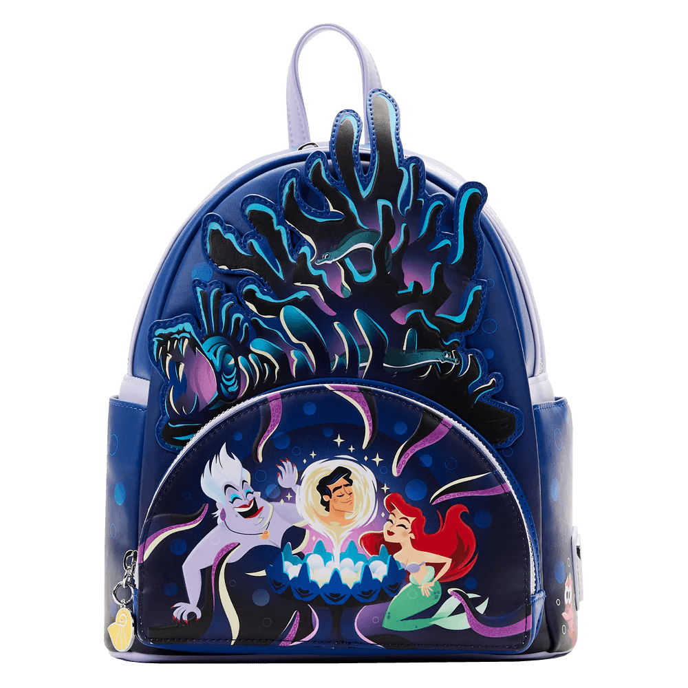 LOUWDBK2793 The Little Mermaid (1989) - Ursula Lair Glow Mini Backpack - Loungefly - Titan Pop Culture