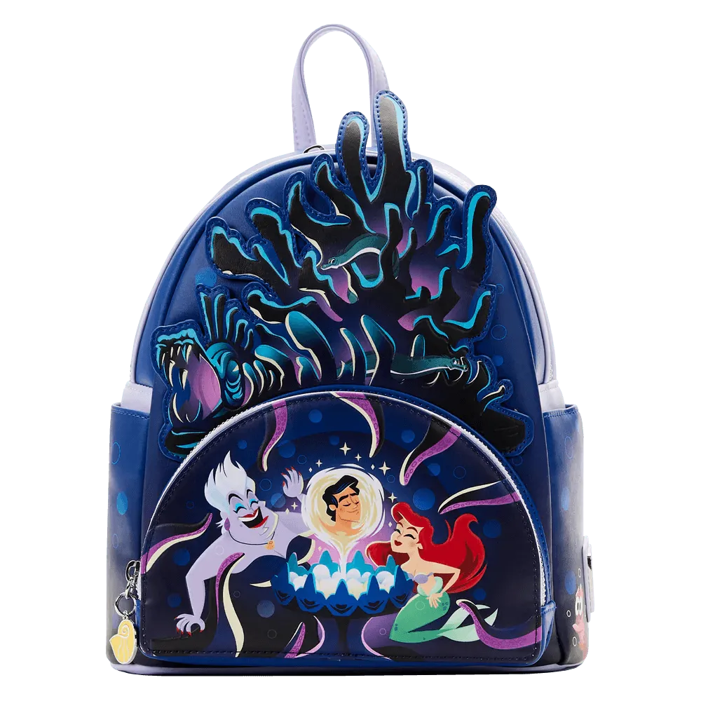 LOUWDBK2793 The Little Mermaid (1989) - Ursula Lair Glow Mini Backpack - Loungefly - Titan Pop Culture