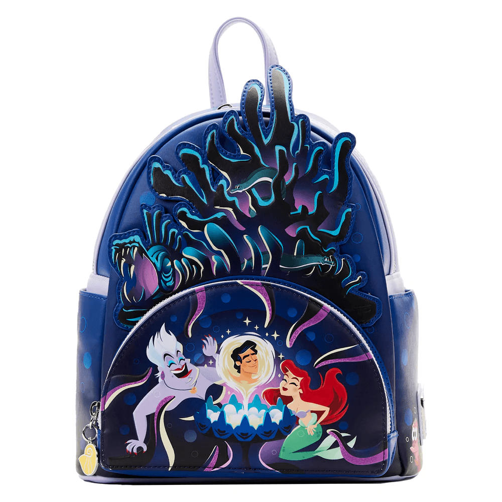 LOUWDBK2793 The Little Mermaid (1989) - Ursula Lair Glow Mini Backpack - Loungefly - Titan Pop Culture